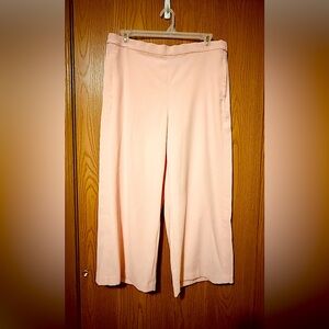 Lands' End Pink Wide Leg Pants